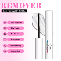 BRIEVE 2-in-1 Lash Bond & Seal Mascara – Long-Lasting Waterproof Vegan Mascaras with Adhesive for Cluster Lashes