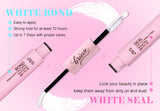 BRIEVE 2-in-1 Lash Bond & Seal Mascara – Long-Lasting Waterproof Vegan Mascaras with Adhesive for Cluster Lashes
