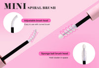 BRIEVE 2-in-1 Lash Bond & Seal Mascara – Long-Lasting Waterproof Vegan Mascaras with Adhesive for Cluster Lashes