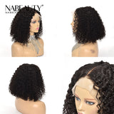 Jerry Curly Front Lace Human Hair Wigs Brazilian Pre Pluck Natural Color Bleached Knots